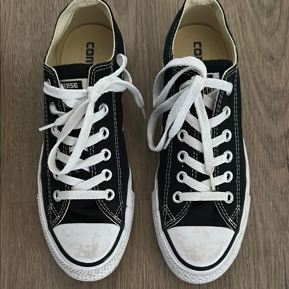 Converse Classic Black and White Canvas Shoes